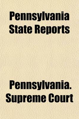 Book cover for Pennsylvania State Reports (Volume 263)