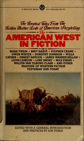 Book cover for The American West in Fiction