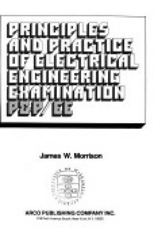 Cover of Principal Practice Elec Eng