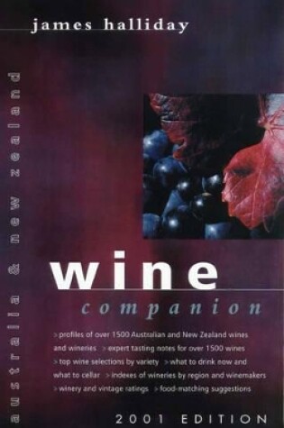 Cover of James Halliday's Wine Companion 2001