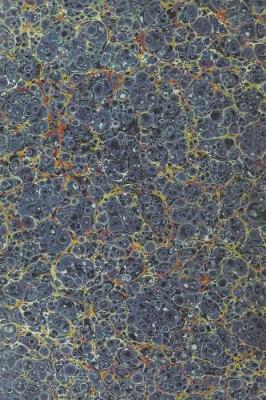 Cover of Ancient Journal Abstract Design Marbleized