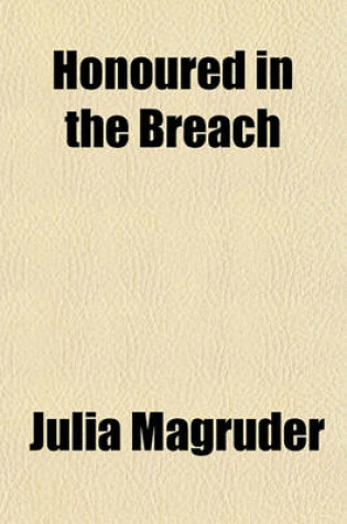 Cover of Honoured in the Breach