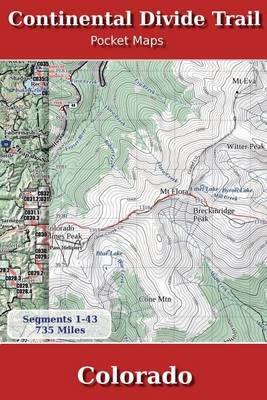 Book cover for Continental Divide Trail Pocket Maps - Colorado