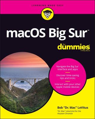 Book cover for macOS Big Sur For Dummies