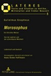 Book cover for "Morosophus"