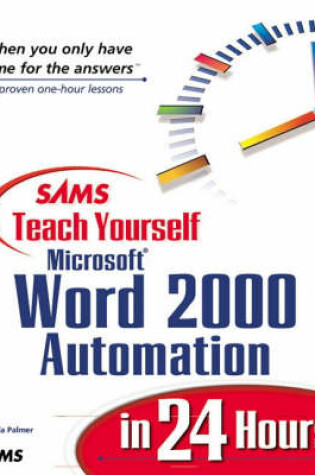 Cover of Sams Teach Yourself Microsoft Word 2000 Automation in 24 Hours