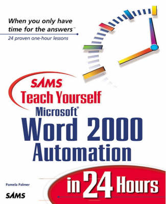 Book cover for Sams Teach Yourself Microsoft Word 2000 Automation in 24 Hours