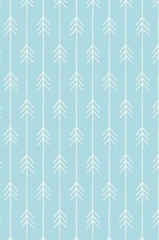 Cover of Pale Blue Chevron Arrows - Lined Notebook with Margins - 5x8
