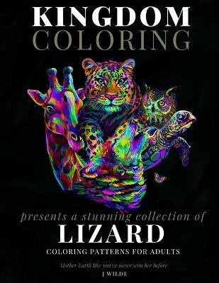 Book cover for A Collection of Lizard Coloring Patterns for Adults