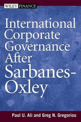 Cover of International Corporate Governance After Sarbanes-Oxley