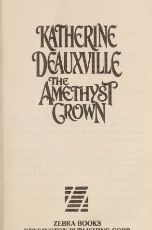 Cover of The Amethyst Crown