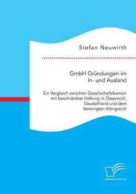 Book cover for GmbH Gründungen im In- und Ausland