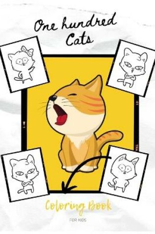 Cover of One Hundred Cats Coloring Book for Kids