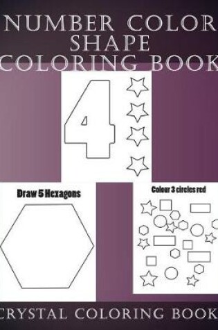 Cover of Number Color Shape Activity Coloring Book