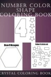 Book cover for Number Color Shape Activity Coloring Book