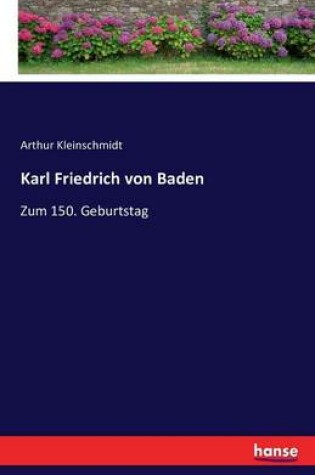 Cover of Karl Friedrich von Baden