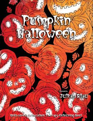 Book cover for Pumpkin Halloween Colouring Book