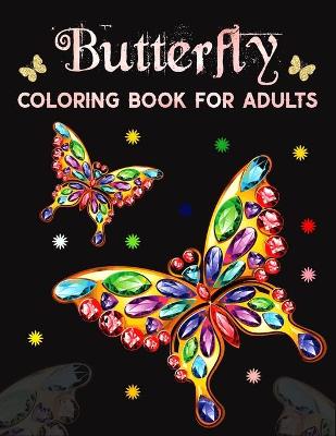 Cover of Butterfly Coloring Book for Adults