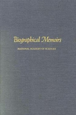 Cover of Biographical Memoirs V.70