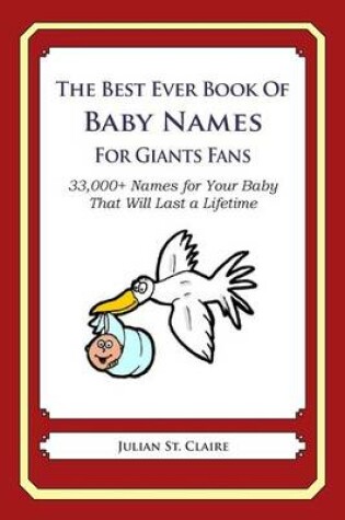 Cover of The Best Ever Book of Baby Names for Giants Fans