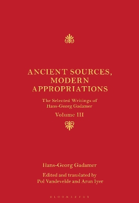 Book cover for Ancient Sources, Modern Appropriations