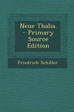 Cover of Neue Thalia. - Primary Source Edition