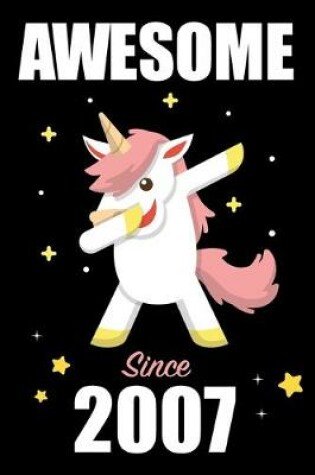 Cover of 12th Birthday Dabbing Unicorn Journal