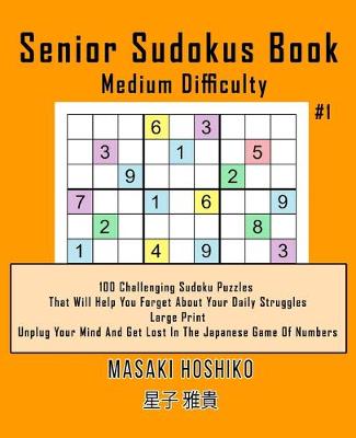 Book cover for Senior Sudokus Book Medium Difficulty #1