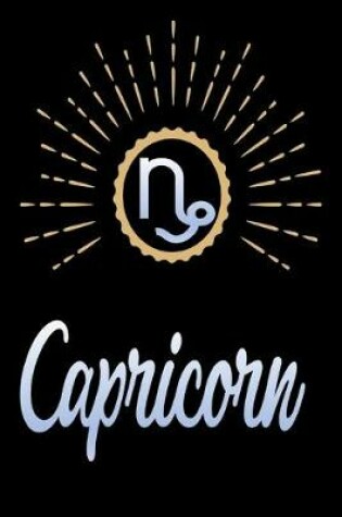 Cover of Capricorn Star Sign Notebook