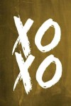 Book cover for Chalkboard Journal - XOXO (Yellow)