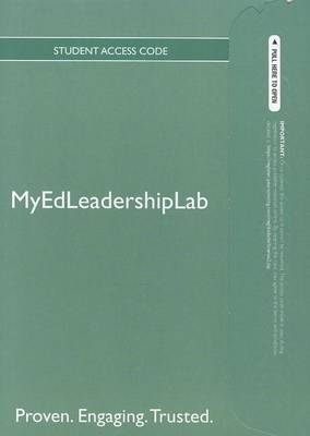 Book cover for NEW MyLab Ed Leadership with Pearson eText -- Standalone Access Card -- for The Basic Guide to SuperVision and Instructional Leadership