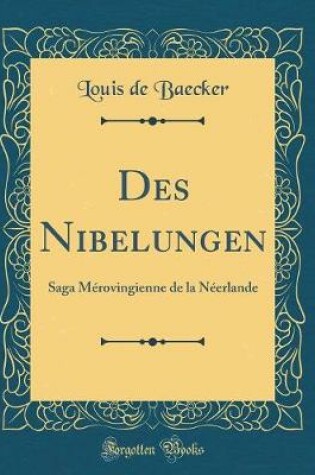 Cover of Des Nibelungen