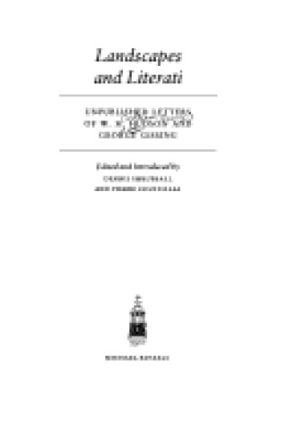 Cover of Landscapes and Literati
