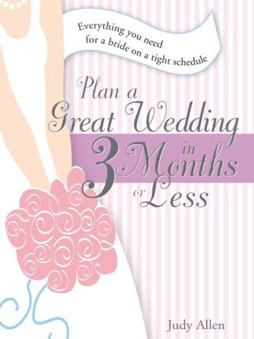 Book cover for Plan a Great Wedding in 3 Months or Less