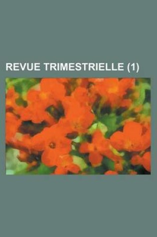 Cover of Revue Trimestrielle (1)