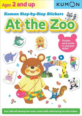 Book cover for Kumon Step-by-step Stickers: At The Zoo