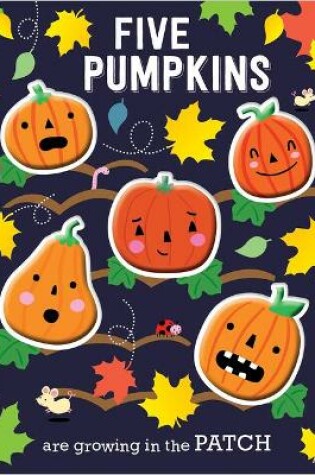 Cover of Board Book Five Little Pumpkins
