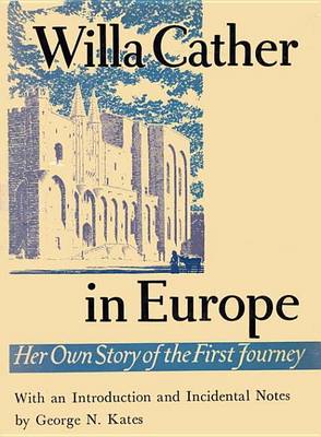 Book cover for Willa Cather in Europe