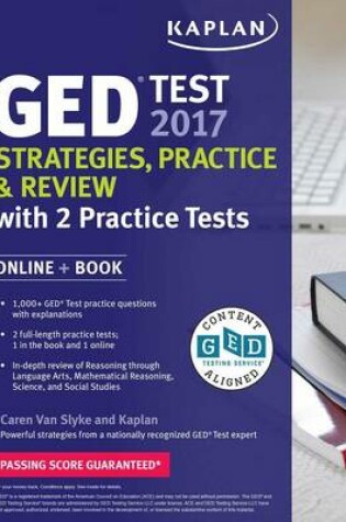 Cover of GED Test 2017 Strategies, Practice & Review with 2 Practice Tests