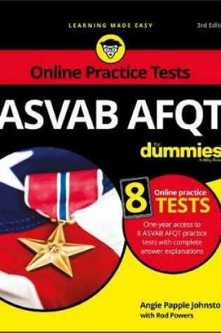Cover of ASVAB AFQT For Dummies