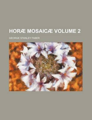 Book cover for Horae Mosaicae Volume 2