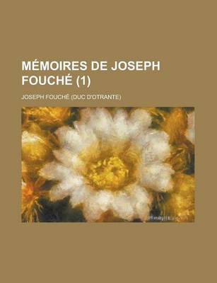 Book cover for Memoires de Joseph Fouche (1)