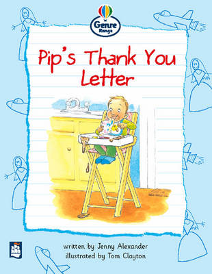 Book cover for Pip's thank you letter Genre Beginner stage Letter Book 1