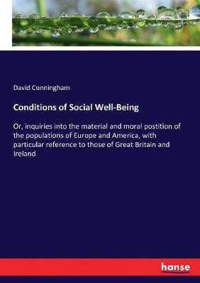 Book cover for Conditions of Social Well-Being