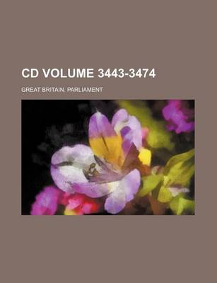 Book cover for CD Volume 3443-3474