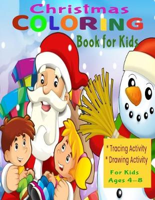 Book cover for Christmas Coloring Book for Kids