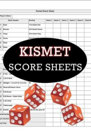 Cover of Kismet Score Sheets