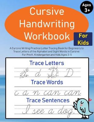 Book cover for Cursive Handwriting Workbook for Kids