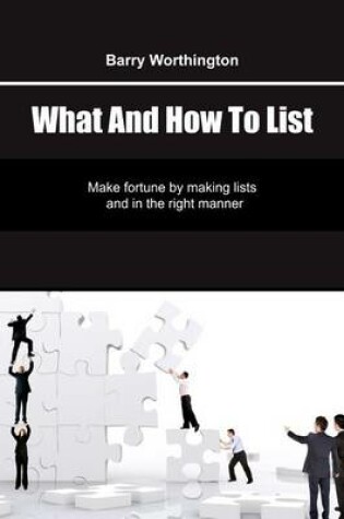 Cover of What and How to List