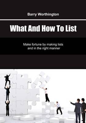 Book cover for What and How to List